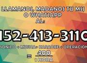 Karaoke sonido y microfonos whatsapp 1573654027 segunda mano  Argentina 