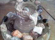  Fuente de agua terminacion en piedras naturales