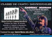 Usado, Clases de canto por gabriel marian ex voz de rata… segunda mano  Argentina 