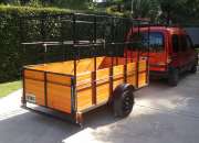 Vendo trailer tipo batan hasta 850 kgs de carga! … segunda mano  Argentina 