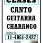 CLASES DE CANTO Y GUITARRA EN ZONA OESTE