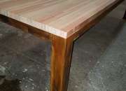 Mesa hierro madera ideal exterior segunda mano  Argentina 