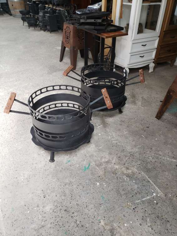 Fogonero de jardin, base disco de arado