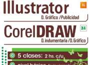 Usado, Curso photoshop cc corel draw 2019 illustrator cc… segunda mano  Argentina 