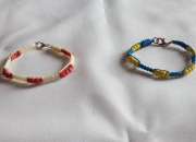 Pulseras boca y river en macrame segunda mano  Argentina 