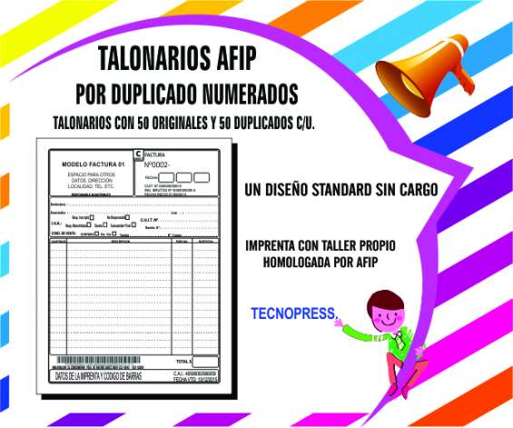 Talonarios Para Factura Recibo Remito 17x22 Cm En 48 Hs En Almirante Brown Otros 9422