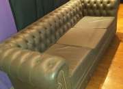 Sillon chesterfield 3 cuerpos, usado segunda mano  Argentina 