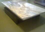 Mesa ratona con marmol- living, usado segunda mano  Argentina 